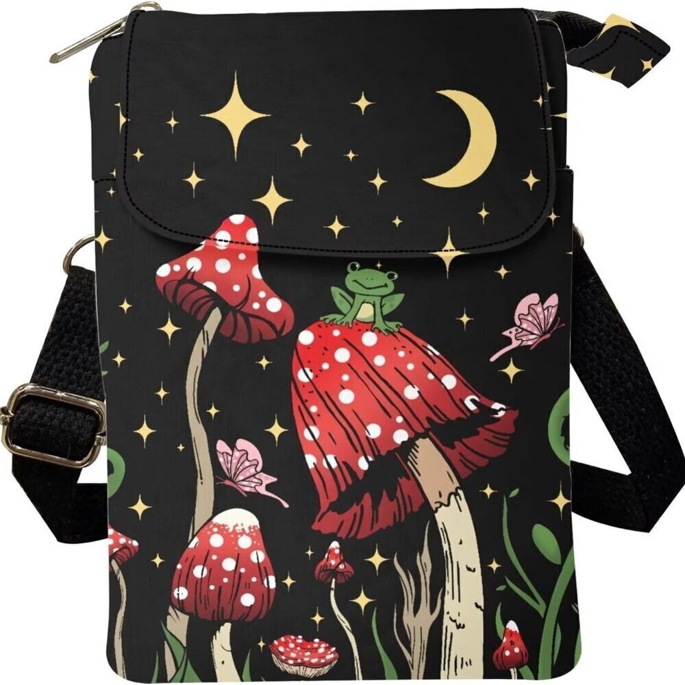Canvas Crossbody Bag Women Small Cellphone Purse Shoulder Handbag
